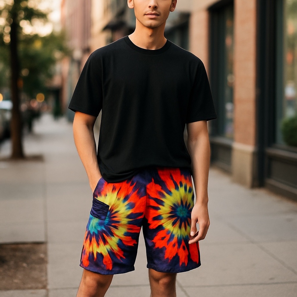 Volcom Vibrant Tie-Dye Board Shorts